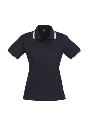 Picture of Biz Collection Ladies Cambridge Polo Shirt 50% Cotton 50% BizCool Polyester Pique Knit