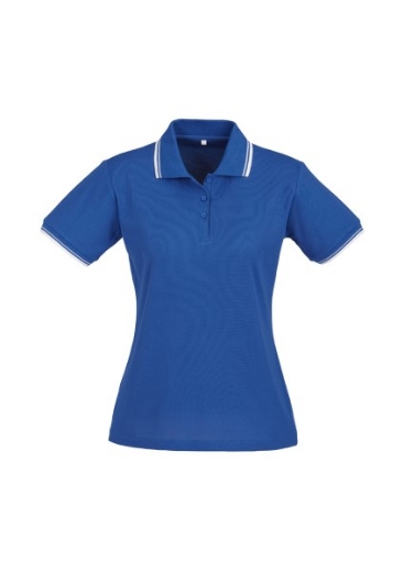 Picture of Biz Collection Ladies Cambridge Polo Shirt 50% Cotton 50% BizCool Polyester Pique Knit