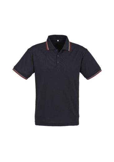 Picture of Biz Collection Mens Cambridge Polo Shirt 50% Cotton 50% BizCool Polyester Pique Knit