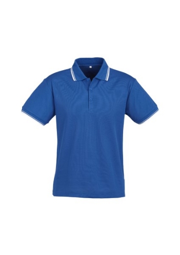 Picture of Biz Collection Mens Cambridge Polo Shirt 50% Cotton 50% BizCool Polyester Pique Knit