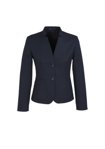 Picture of Biz Corporates Ladies Short Jacket with Reverse Lapel Cool Stretch