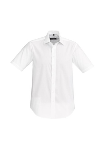 Picture of Boulevard by Biz Corporates Mens Hudson Shirt Short Sleeve 100% Cotton