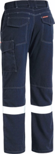Picture of Bisley Flame Resistant Tencate Tecasafe Cargo Pant with Reflective 238gsm HRC 2 ATPV 11