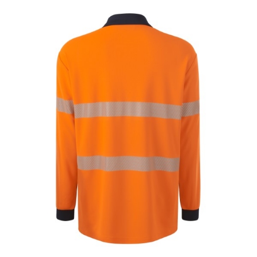 Picture of Hard Yakka Core Long Sleeve Hi-Vis Taped Polo