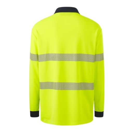 Picture of Hard Yakka Core Long Sleeve Hi-Vis Taped Polo