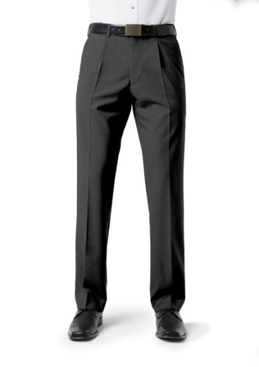 Picture of Biz Collection Mens Classic pleat front Pants 65% polyester 35% viscose