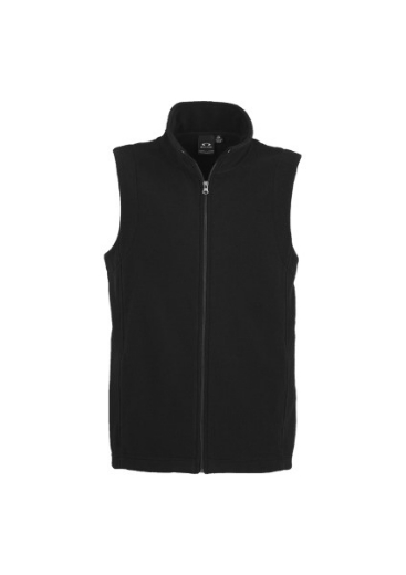 Picture of Biz Collection Mens Plain Poly Fleece Vest 100% Polyester Micro Fleece
