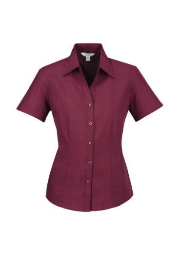 Picture of Biz Collection Ladies Oasis Shirt Short Sleeve 100% breathable comfortcool polyester