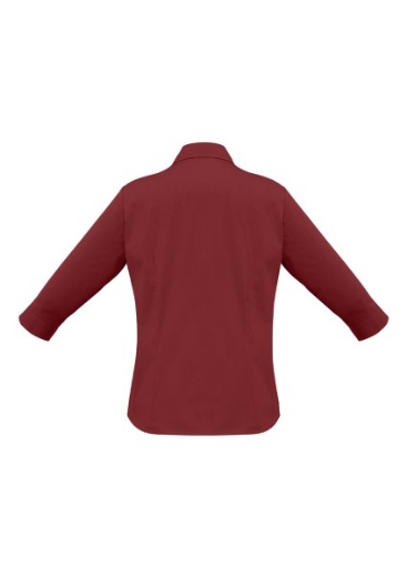 Picture of Biz Collection Ladies Metro Shirt 3/4 Sleeve 65% Cotton 30% polyester 5% elastane