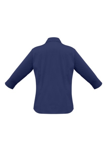 Picture of Biz Collection Ladies Metro Shirt 3/4 Sleeve 65% Cotton 30% polyester 5% elastane
