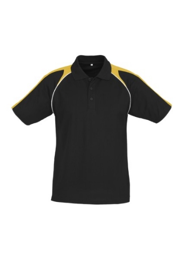 Picture of Biz Collection Mens Triton Polo Shirt 50% Cotton 50% BizCool Polyester Pique Knit