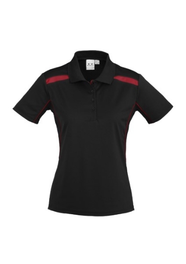 Picture of Biz Collection Ladies United Polo Shirt Short Sleeve 100% Biz Cool Polyester Sports Mesh