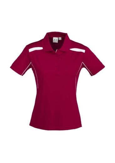 Picture of Biz Collection Ladies United Polo Shirt Short Sleeve 100% Biz Cool Polyester Sports Mesh