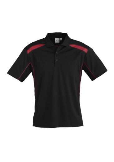 Picture of Biz Collection Mens United Polo Shirt Short Sleeve 100% BizCool Polyester Sports Mesh