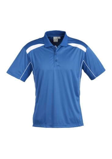 Picture of Biz Collection Mens United Polo Shirt Short Sleeve 100% BizCool Polyester Sports Mesh