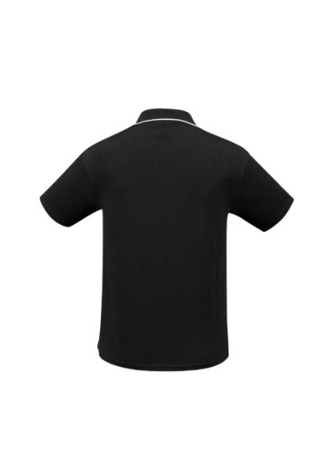 Picture of Biz Collection Mens Elite Polo Shirt Self Check 100% Bizcool breathable polyester