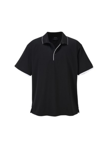 Picture of Biz Collection Mens Elite Polo Shirt Self Check 100% Bizcool breathable polyester