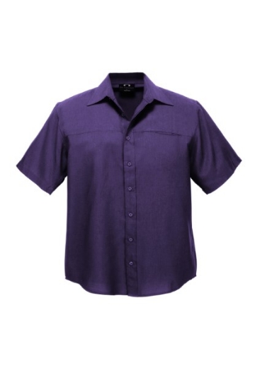 Picture of Biz Collection Mens Oasis Shirt Short Sleeve 100% Bizcool Breathable Polyester