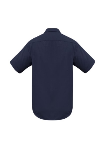 Picture of Biz Collection Mens Metro Shirt Short Sleeve 65% Cotton 35% Polyester Poplin