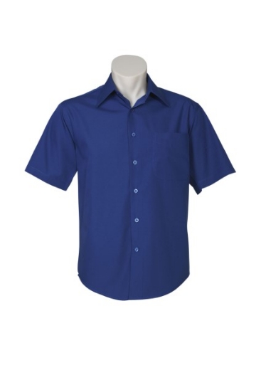Picture of Biz Collection Mens Metro Shirt Short Sleeve 65% Cotton 35% Polyester Poplin