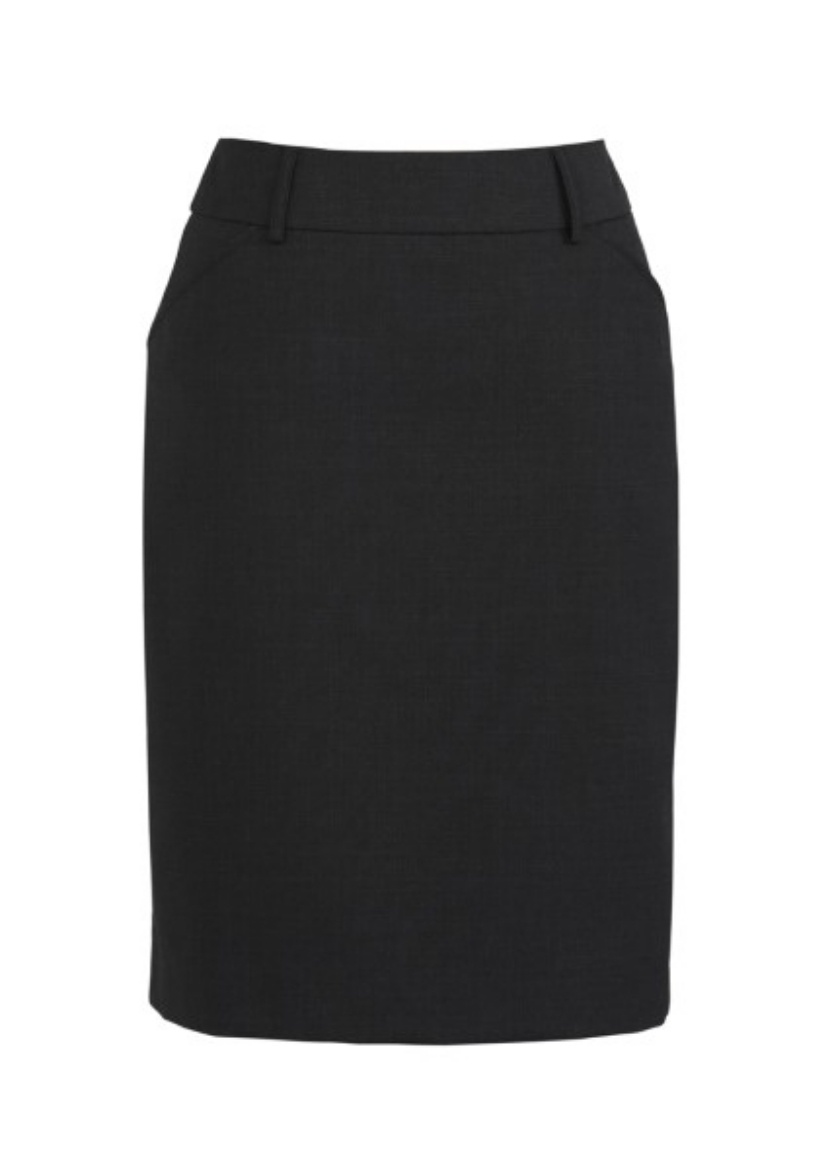 Picture of Biz Corporates Ladies Multi Pleat Comfort Wool Stretch Skirt