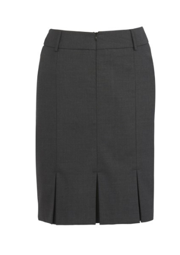 Picture of Biz Corporates Ladies Multi Pleat Comfort Wool Stretch Skirt