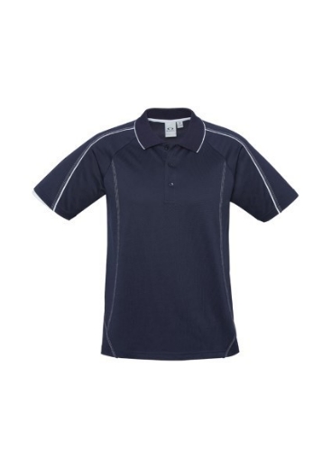 Picture of Biz Collection Mens Blade Polo Shirt Cotton Rich Soft Touch Jersey