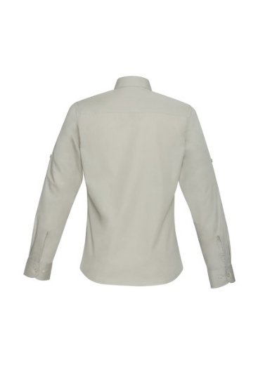 Picture of Biz Collection Ladies Bondi Shirt Roll-Up Long Sleeve 65% Polyester 35% Cotton Poplin