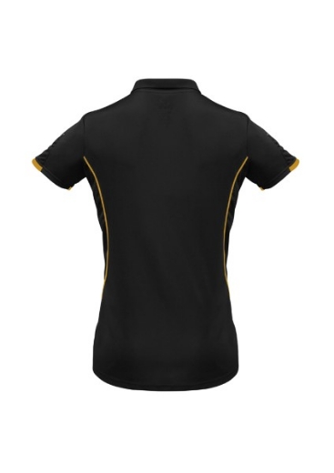 Picture of Biz Collection Ladies Razor Polo Shirt 100% Bizcool breathable polyester