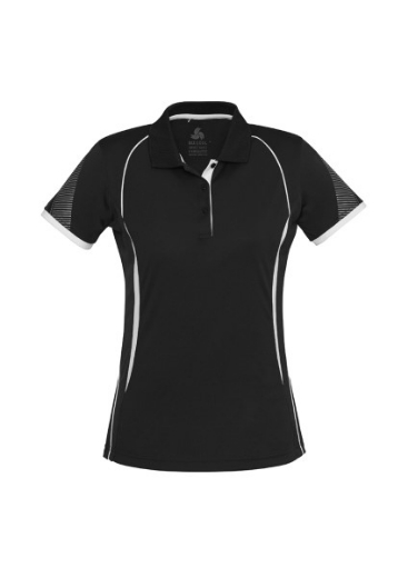 Picture of Biz Collection Ladies Razor Polo Shirt 100% Bizcool breathable polyester