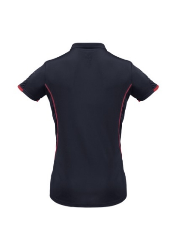 Picture of Biz Collection Ladies Razor Polo Shirt 100% Bizcool breathable polyester