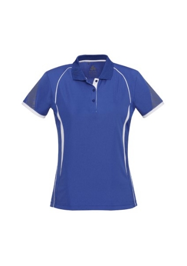 Picture of Biz Collection Ladies Razor Polo Shirt 100% Bizcool breathable polyester