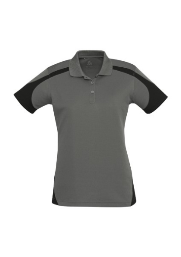 Picture of Biz Collection Ladies Talon Polo Shirt 100% Bizcool Mesh breathable polyester