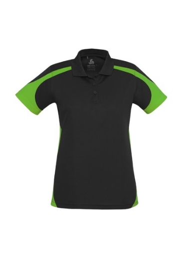 Picture of Biz Collection Ladies Talon Polo Shirt 100% Bizcool Mesh breathable polyester