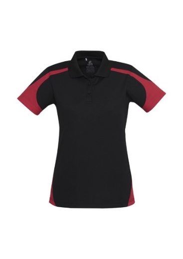 Picture of Biz Collection Ladies Talon Polo Shirt 100% Bizcool Mesh breathable polyester