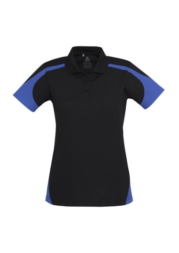 Picture of Biz Collection Ladies Talon Polo Shirt 100% Bizcool Mesh breathable polyester