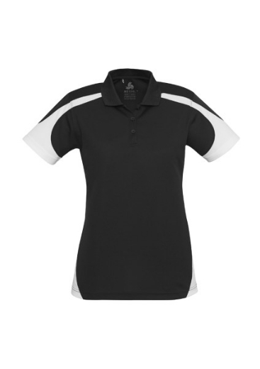 Picture of Biz Collection Ladies Talon Polo Shirt 100% Bizcool Mesh breathable polyester