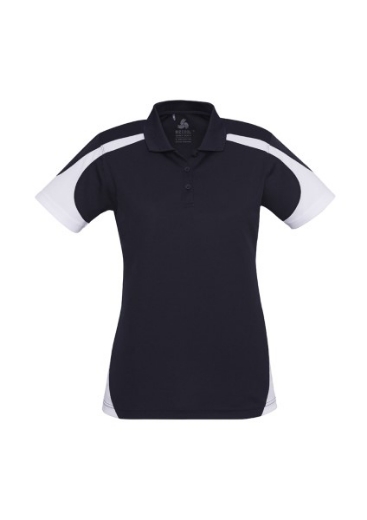 Picture of Biz Collection Ladies Talon Polo Shirt 100% Bizcool Mesh breathable polyester