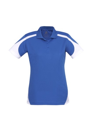 Picture of Biz Collection Ladies Talon Polo Shirt 100% Bizcool Mesh breathable polyester