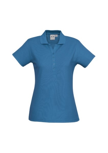 Picture of Biz Collection Ladies Crew Polo Shirt 65% Polyester 35% Cotton (CO10022)