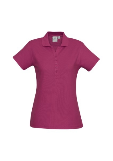 Picture of Biz Collection Ladies Crew Polo Shirt 65% Polyester 35% Cotton (CO10022)