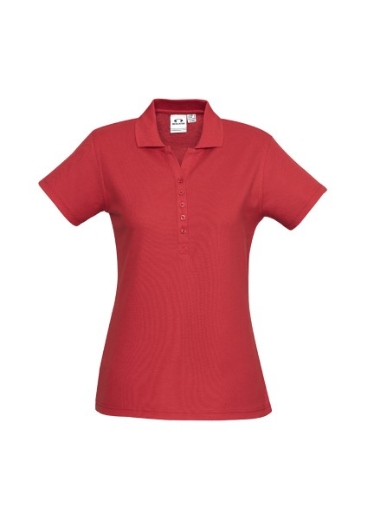 Picture of Biz Collection Ladies Crew Polo Shirt 65% Polyester 35% Cotton (CO10022)