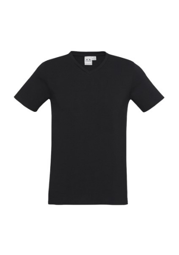 Picture of Biz Collection Mens Viva Stretch V-Neck Tee