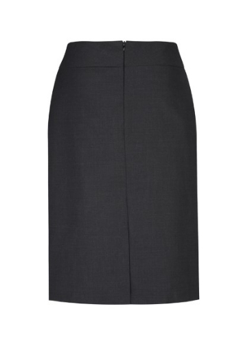 Picture of Biz Corporates Ladies Relaxed Fit Lined Comfort Wool Stretch Skirt