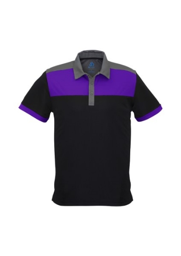 Picture of Biz Collection Mens Charger Polo Shirt 100% Bizcool Polyester Sports Interlock