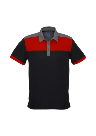 Picture of Biz Collection Mens Charger Polo Shirt 100% Bizcool Polyester Sports Interlock