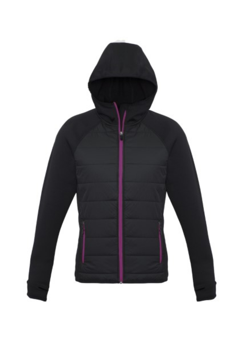 Picture of Biz Collection Ladies Stealth Tech Hybrid Hoodie Jacket
