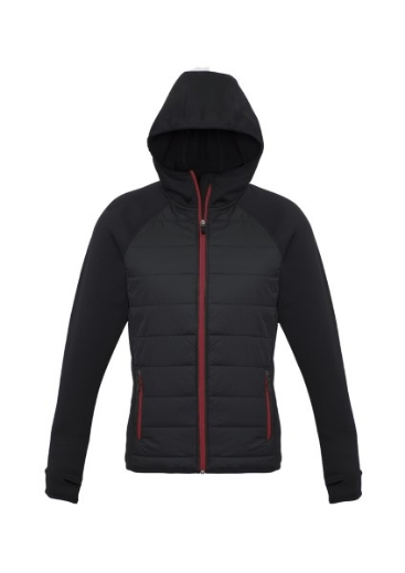 Picture of Biz Collection Ladies Stealth Tech Hybrid Hoodie Jacket