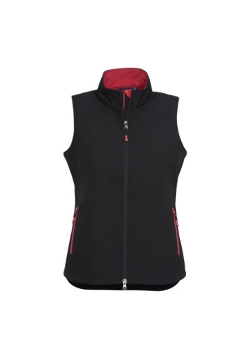 Picture of Biz Collection Ladies Biz Tech Soft Shell Geneva Vest