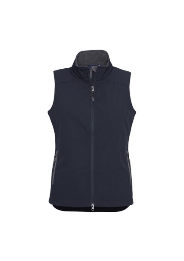 Picture of Biz Collection Ladies Biz Tech Soft Shell Geneva Vest